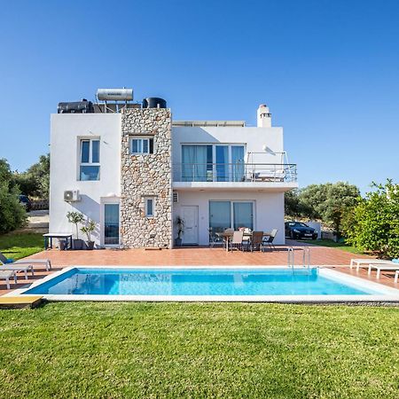Dimitra Apartment With Private Pool And Sea View -The Ground Floor Of A Two Storey Building Daratsos Exterior foto